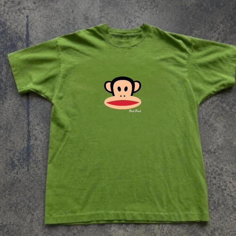 Gildan Men Green T-Shirt, Paul Frank Green Graphic Tee